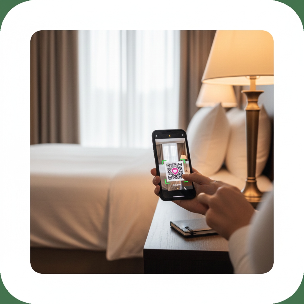 Scanning QR Code in Room